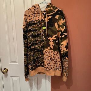 ICECREAM Collage Camo Hoodie
